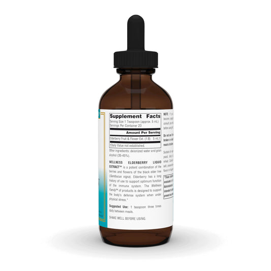 Back label showing product details and ingredients