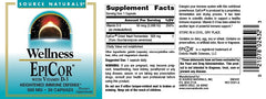 Source Naturals EpiCor packaging and bottle on white background