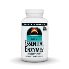 Bottle of Source Naturals Essential Enzymes 500mg