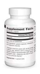 Capsules inside bottle of Free Form L-Glutamine 500 mg