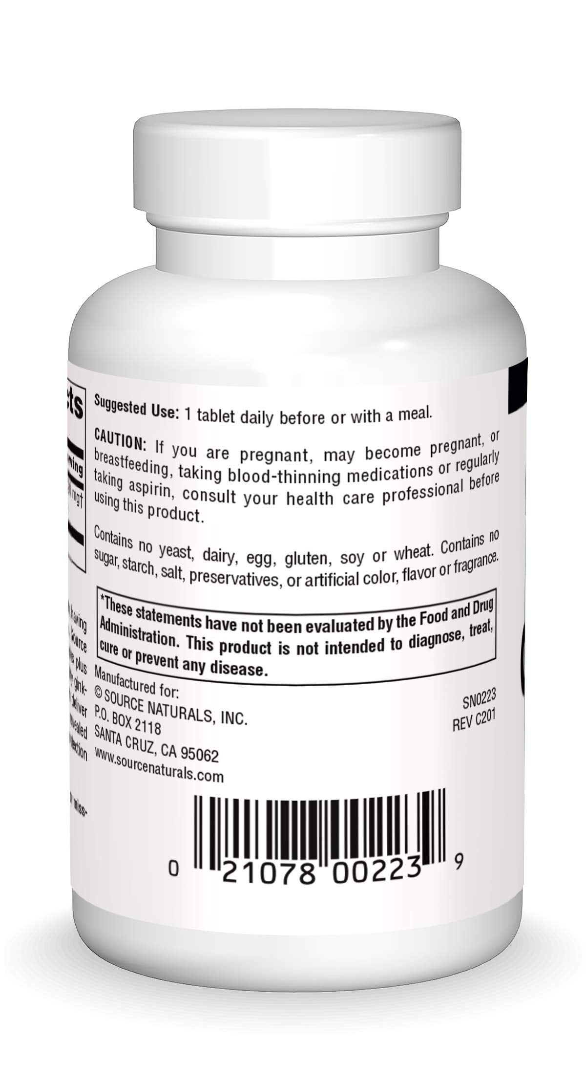 Close-up of Ginkgo-24 tablets