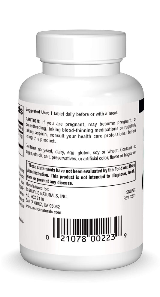 Close-up of Ginkgo-24 tablets