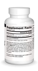 Label on Source Naturals Ginkgo-24 showing 24% flavone glycosides and 6% terpene lactones