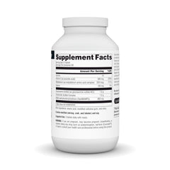 Label highlighting four building blocks: glucosamine, chondroitin, MSM, and vitamin C