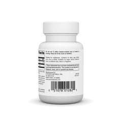 Nutritional facts panel on Source Naturals Glutathione bottle