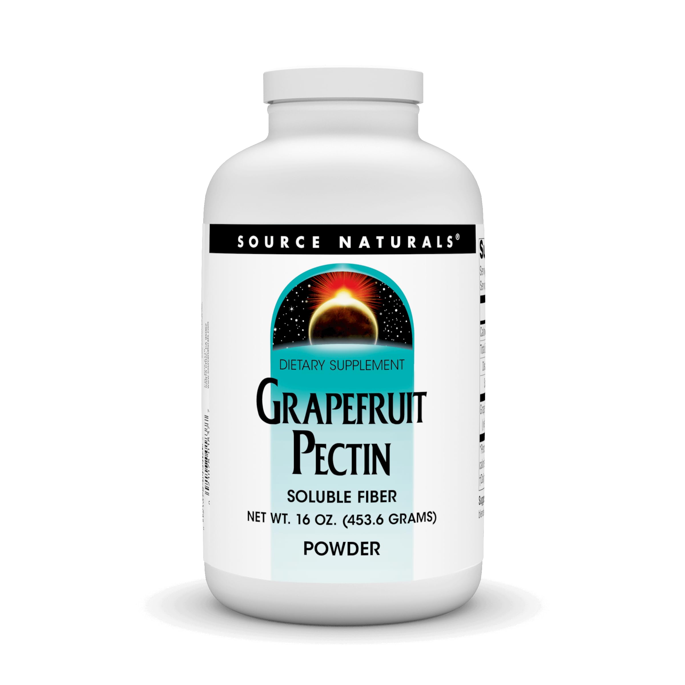 Container of Source Naturals Grapefruit Pectin 16 oz powder