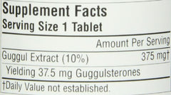 Source Naturals branding on Guggulsterones bottle