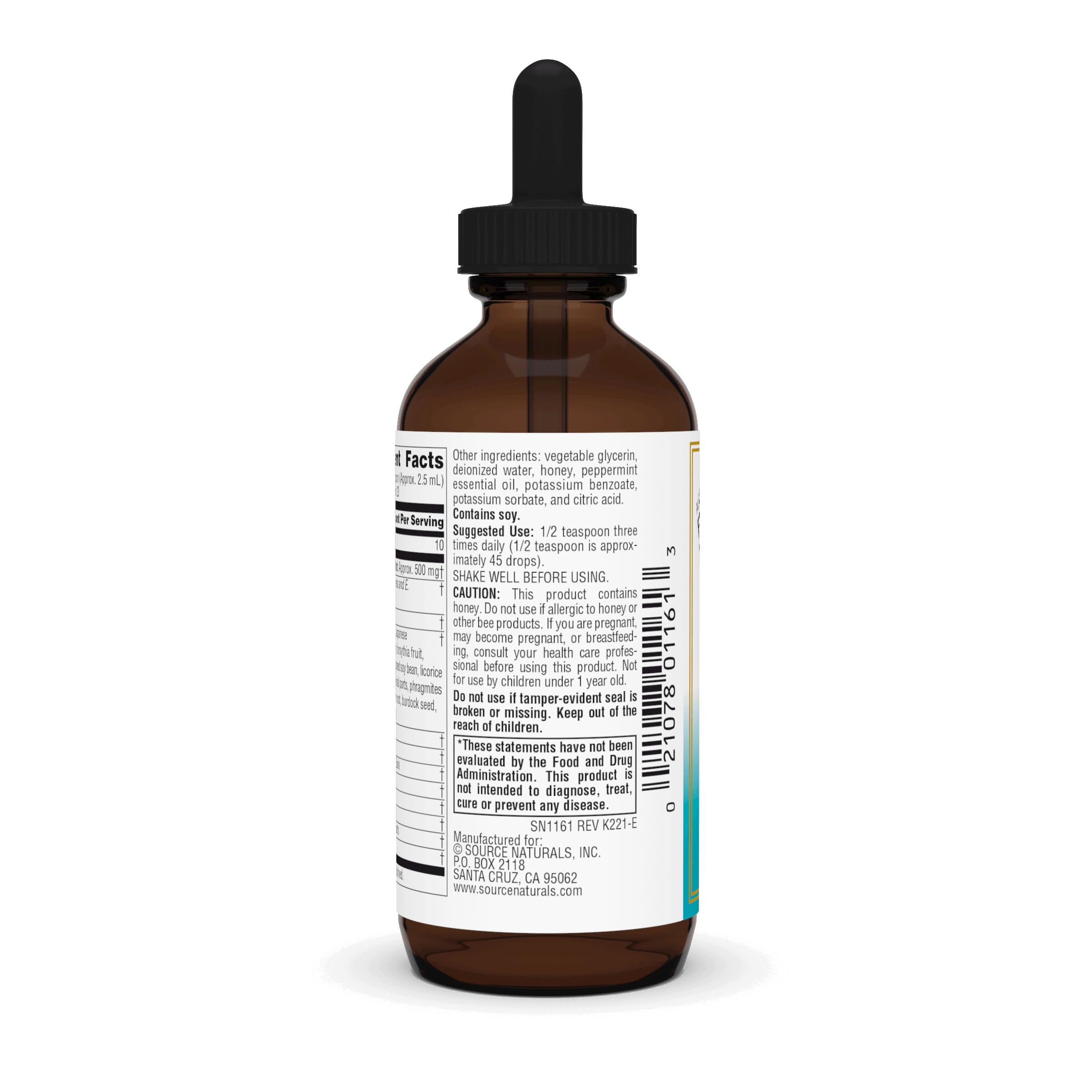 Measuring dropper with alcohol-free liquid