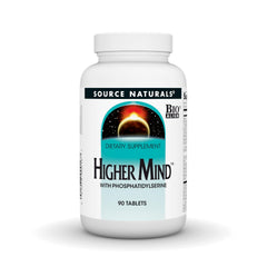 Bottle of Source Naturals Higher Mind with Phosphatidylserine - 90 Tablets