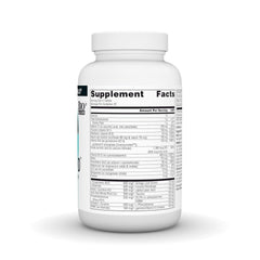 Close-up of Higher Mind bottle and tablets