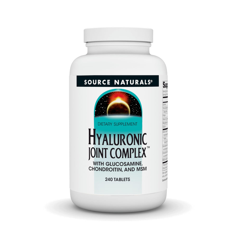 Source Naturals Hyaluronic Joint Complex bottle label