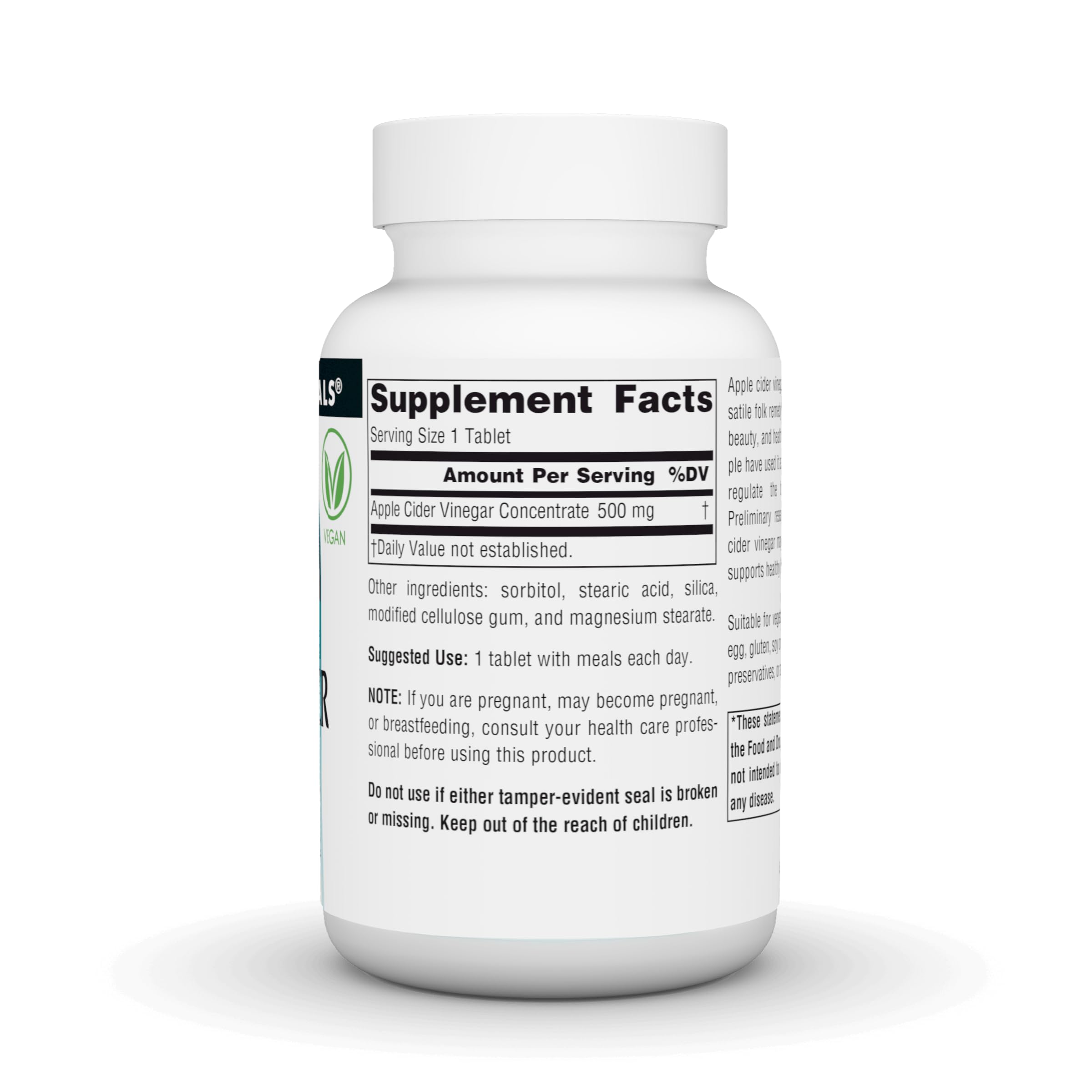 source naturals ingredient texture with apple slices suggesting natural apple vinegar origin