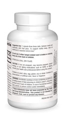 Close-up of Source Naturals L-Tryptophan 500 mg bottle label