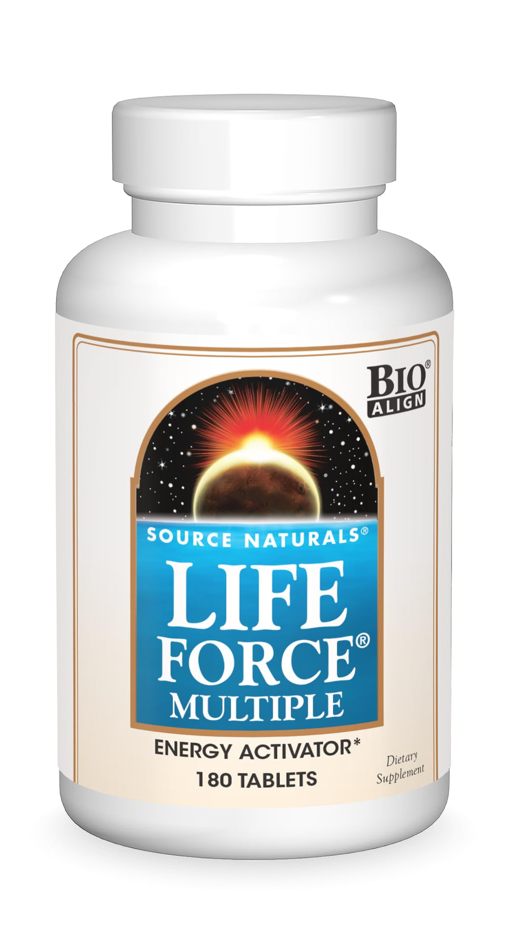 Source Naturals Life Force Multi bottle with 180 tablets