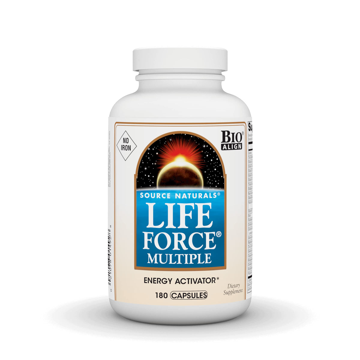 Source Naturals Life Force Iron Free multivitamin bottle