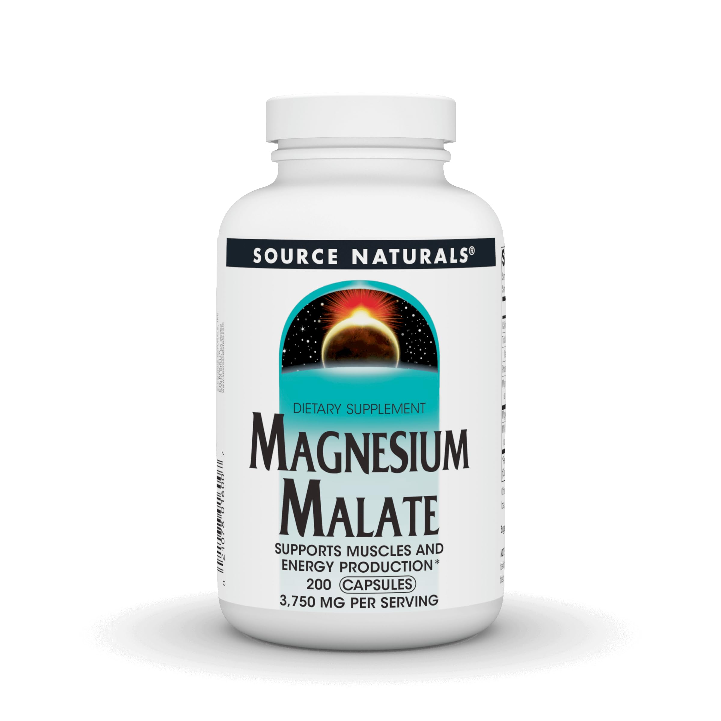 Source Naturals Magnesium Malate bottle and capsules