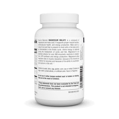Supplement facts panel for Source Naturals Magnesium Malate 3750 mg