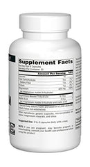 Nutrition facts panel on Source Naturals Magnesium Malate bottle