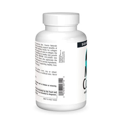 Close-up of ingredients panel for Marine Collagen