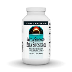 Source Naturals Mega Strength Beta Sitosterol bottle with 240 tablets