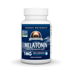 Source Naturals Melatonin Peppermint Lozenges 1 mg front view