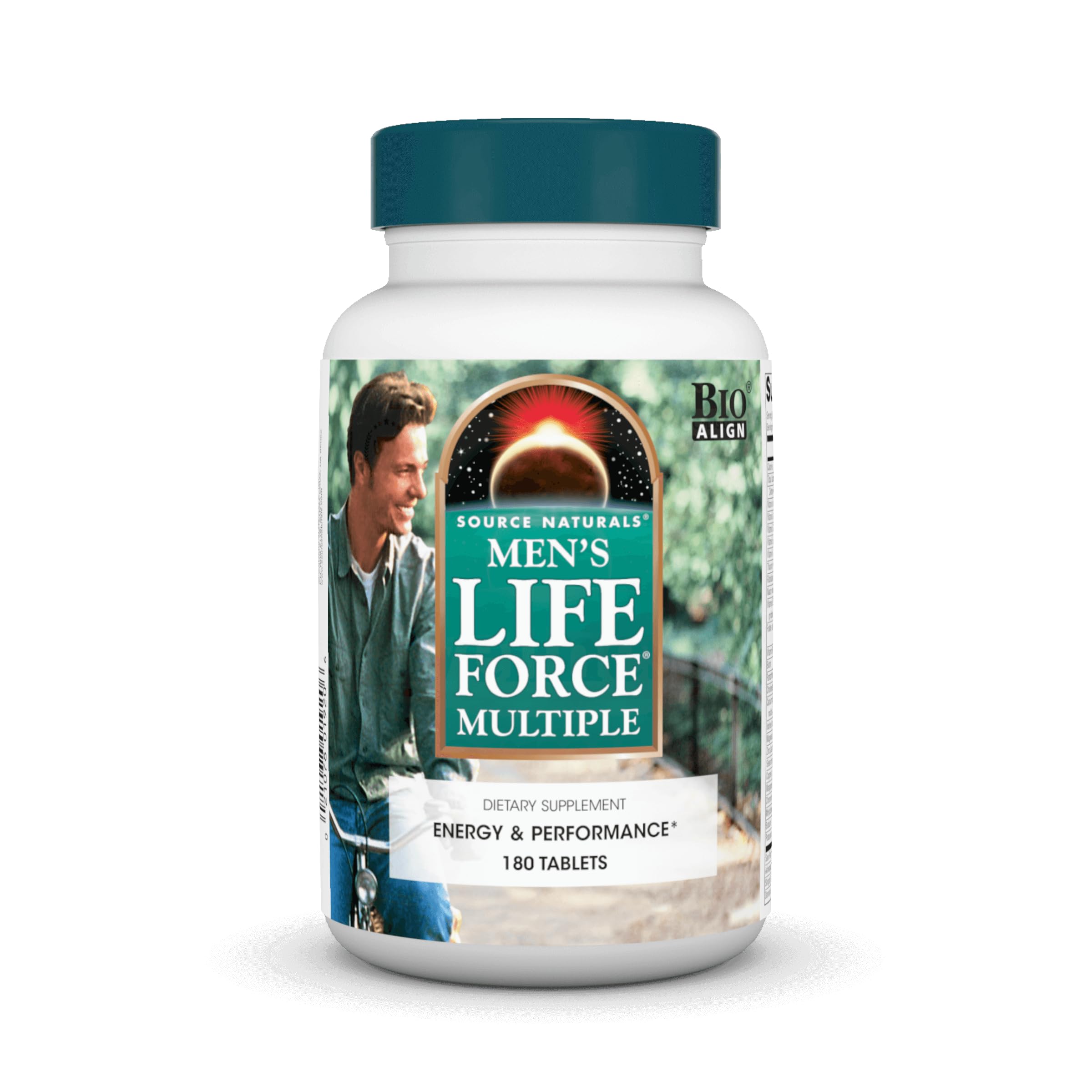 Source Naturals Men's Life Force Multivitamin bottle with label