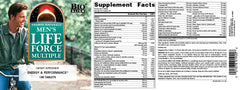 180 tablets of Life Force Multivitamin displayed