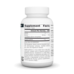 Product label for Source Naturals N-Acetyl Cysteine 1000 mg 60 tablets