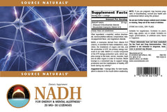 Manufactured in the USA badge for NADH supplement
