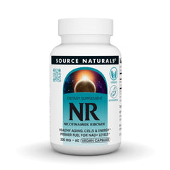 Source Naturals NR Nicotinamide Riboside bottle with 60 vegan capsules