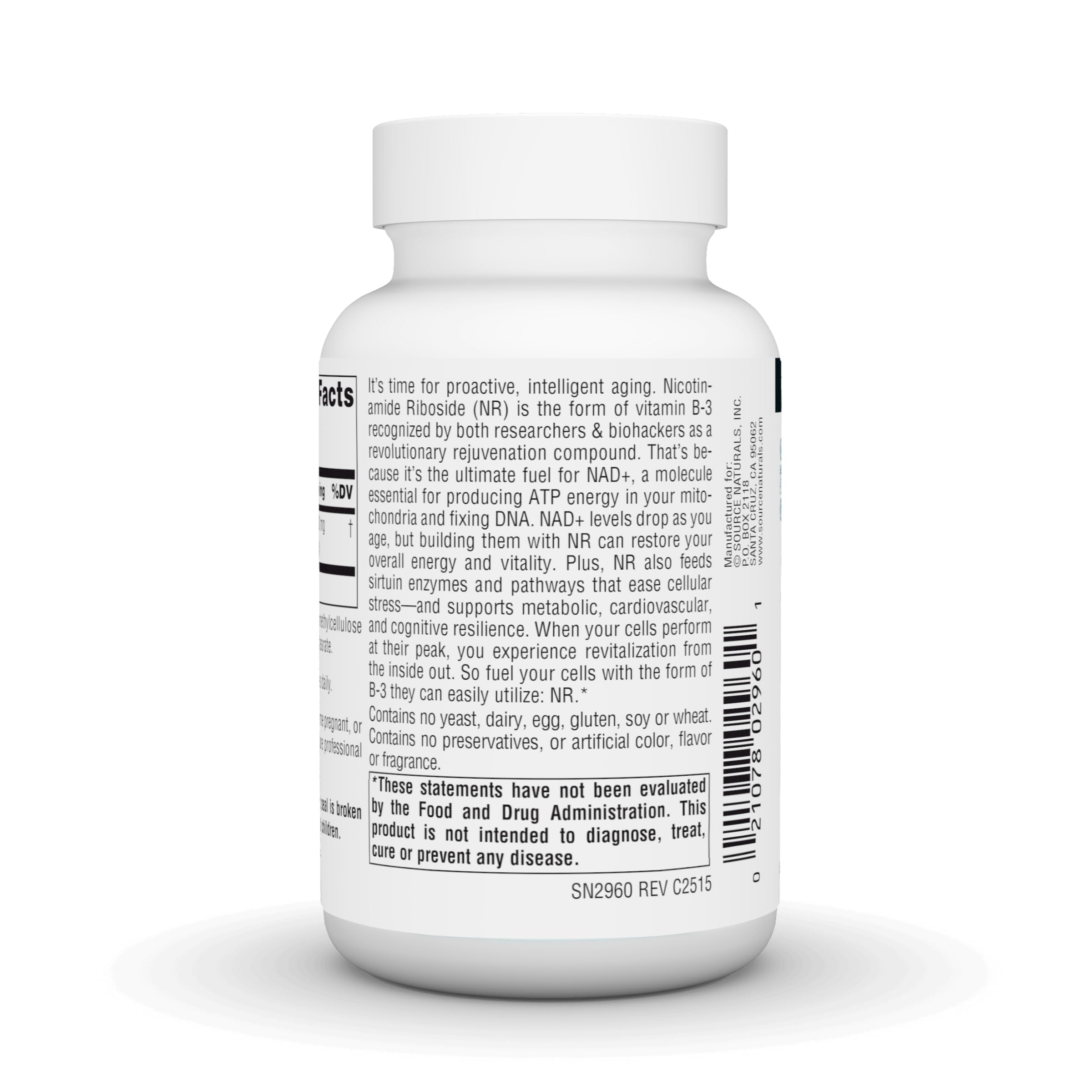 Graphic depicting rapid absorption and bioavailability of NR