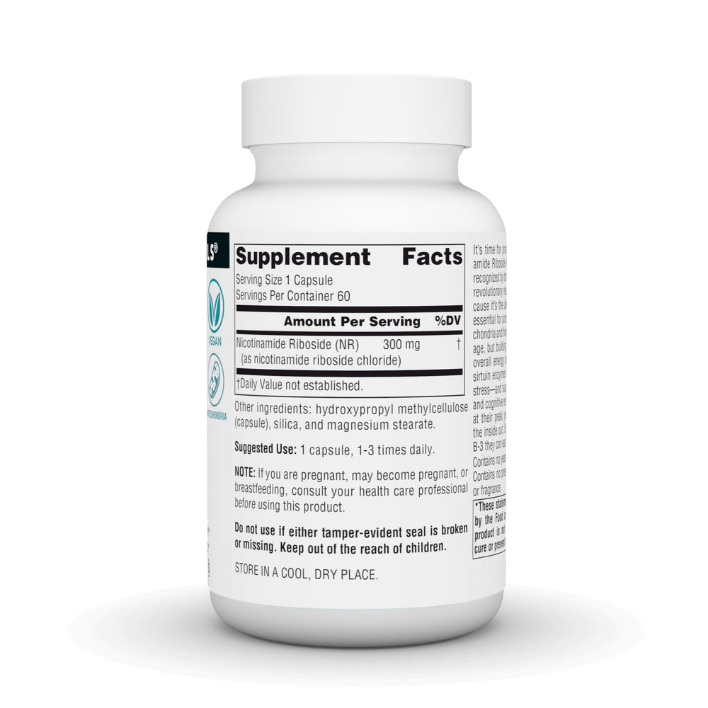 Nicotinamide Riboside 300 mg NAD+ support concept