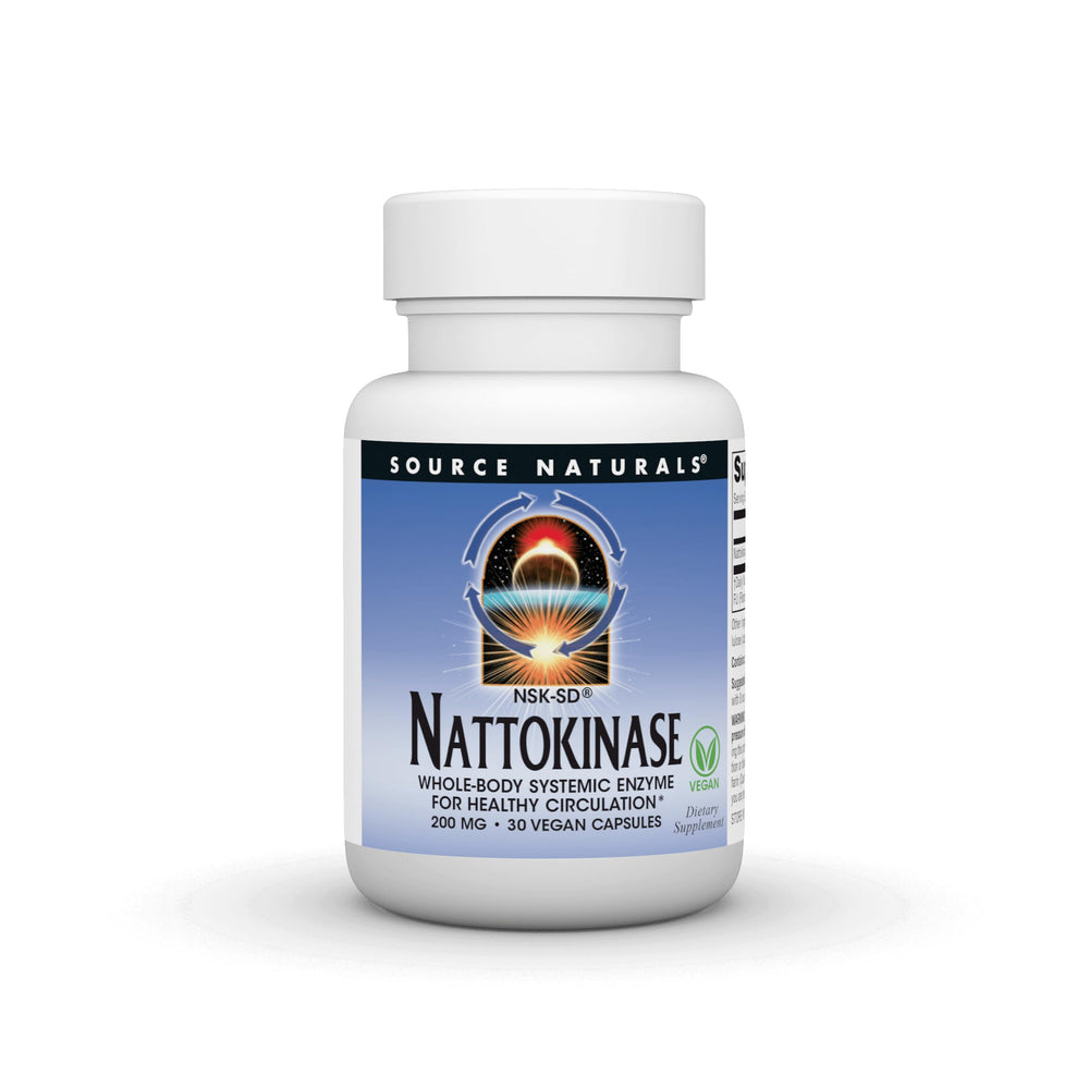 Hero image of Source Naturals NSK-SD Nattokinase 200 mg 30 vegetarian capsules