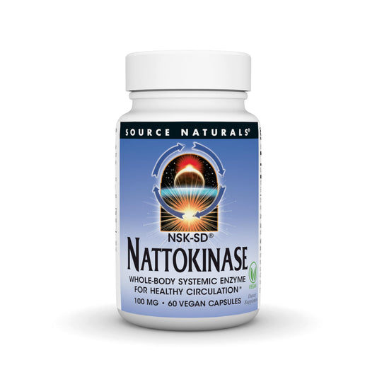 Source Naturals NSK-SD Nattokinase bottle label
