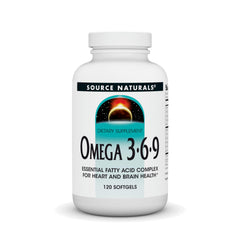 Bottle of Source Naturals Omega 3-6-9 Essential Fatty Acid Complex