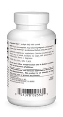 Vegan and Non-GMO badges for Sea Buckthorn Omega-7 softgels