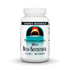 Source Naturals Phytosterol Complex bottle and 180 tablets