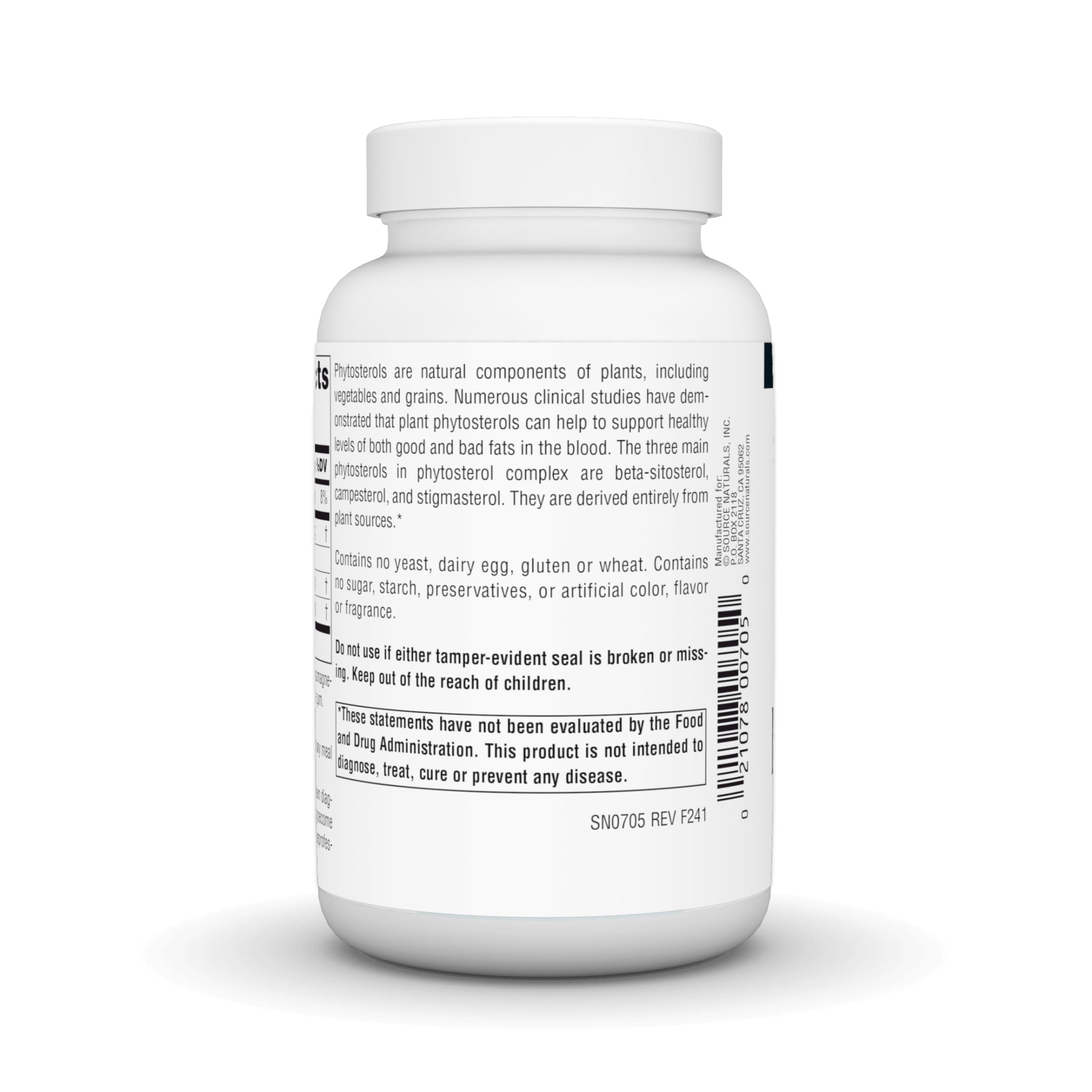 Phytosterol Complex product on shelf