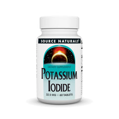 Front view of Source Naturals Potassium Iodide 60 tablets bottle