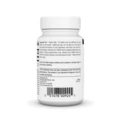 Label of Source Naturals Pregnenolone 50 mg 60 tablets