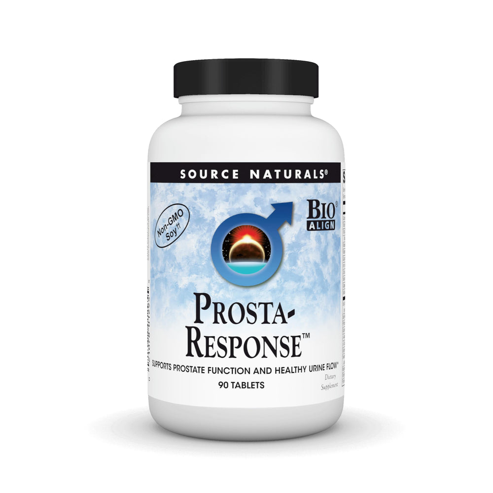 Front view of Source Naturals Prosta-Response bottle.