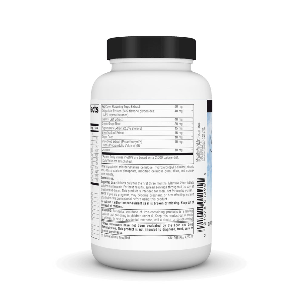Ingredients panel highlighting soy in the formula.