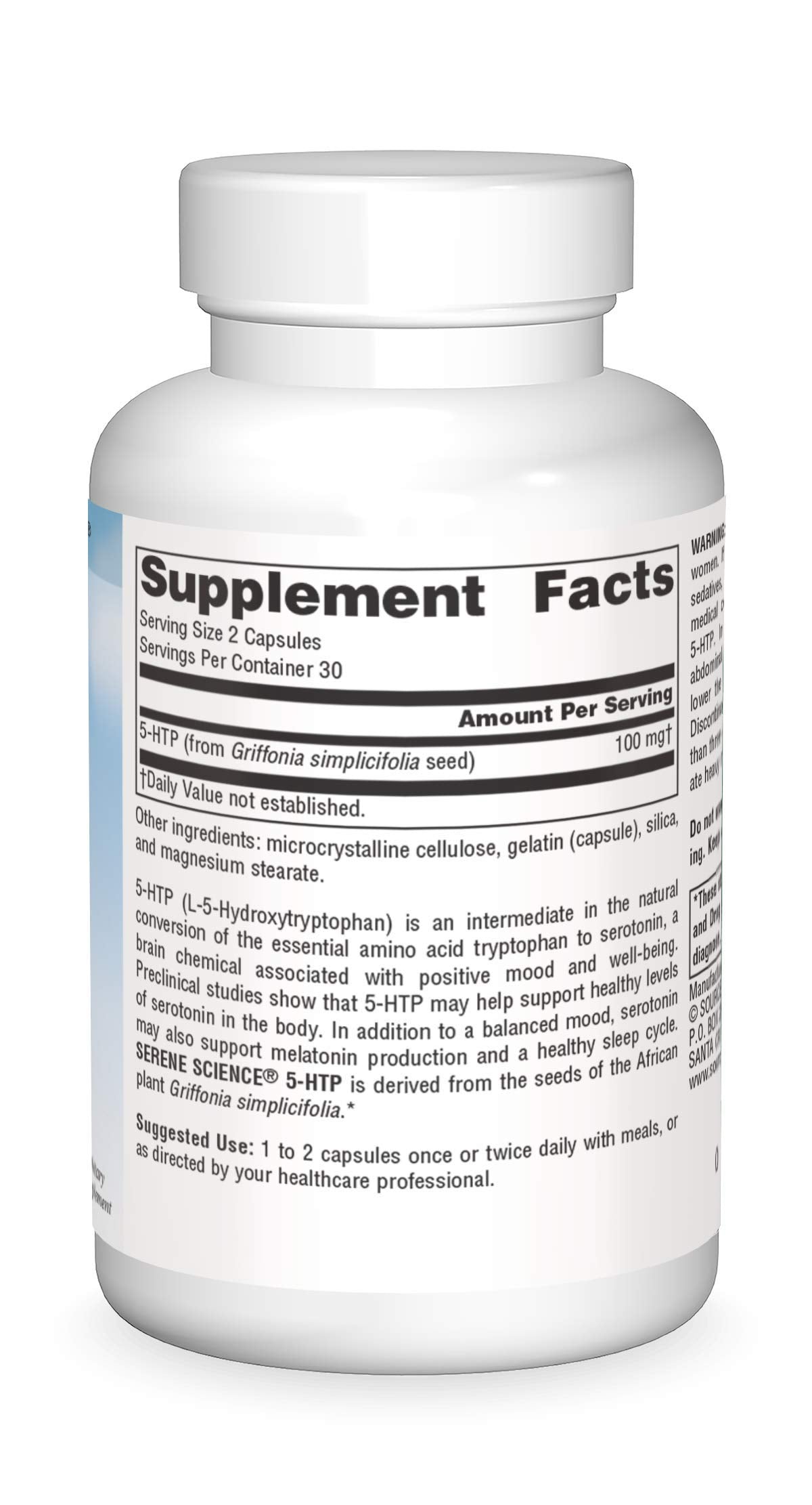 60 capsule bottle displayed on white background