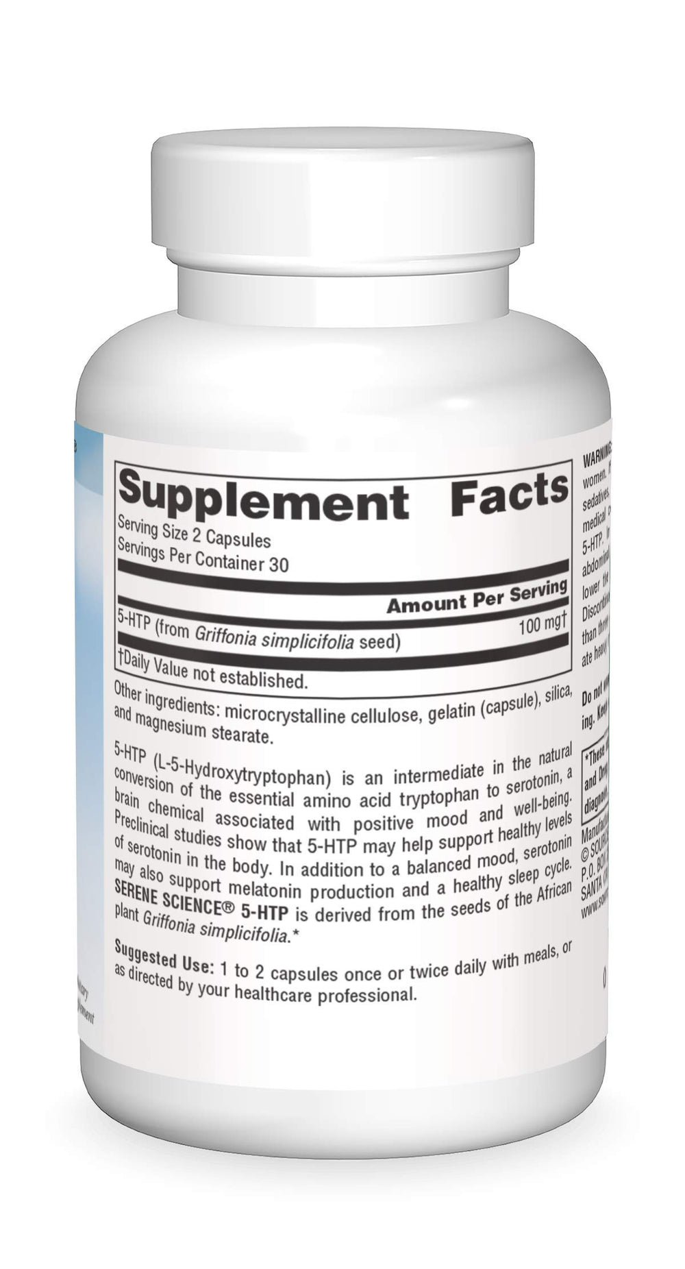 60 capsule bottle displayed on white background