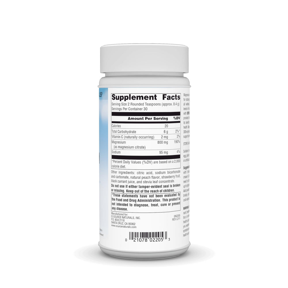 Serene Berry Magnesium Serene Science label close-up