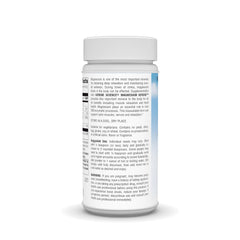 Nutrition facts panel for Serene Berry magnesium powder
