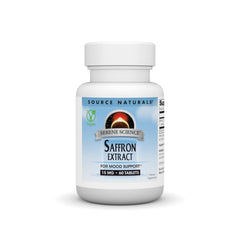 Bottle of Source Naturals Serene Science Saffron Extract - 60 tablets