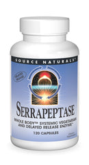 Source Naturals Serrapeptase delayed-release vegetarian capsules bottle