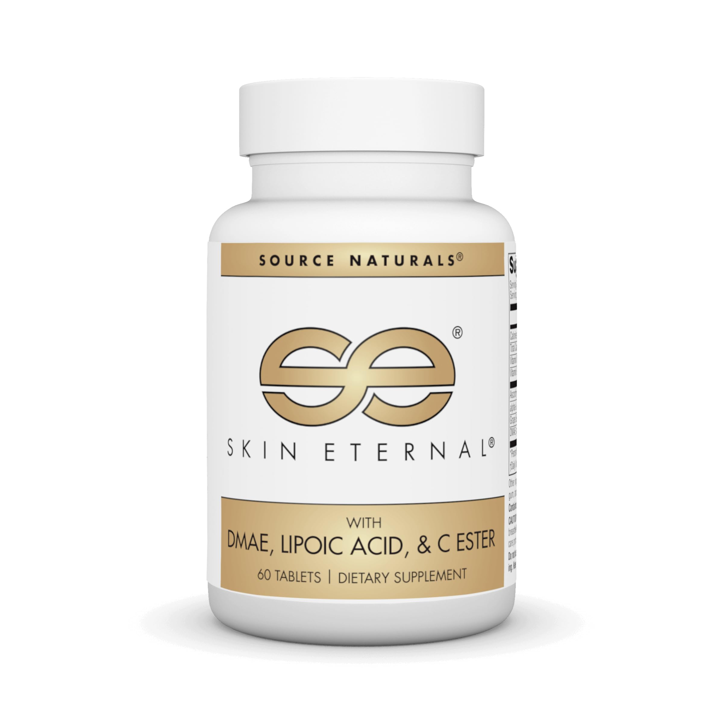 Bottle of Source Naturals Skin Eternal with 60 tablets