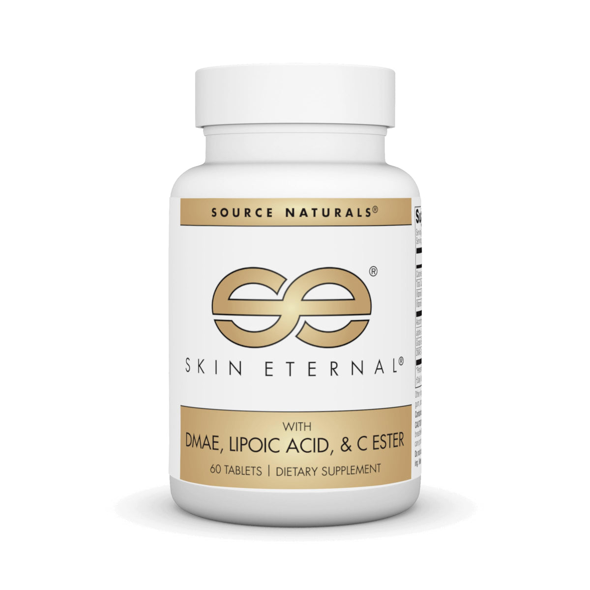 Bottle of Source Naturals Skin Eternal with 60 tablets